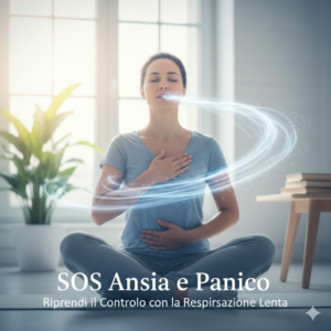 respirazione lenta,, ansia panico, sinntomi ansiosi, stop ansia, psicologo, milano interrompere panico, smettere di sentire nodo alla gola, paura infarto paura di svenire.
